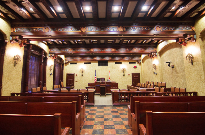 court room